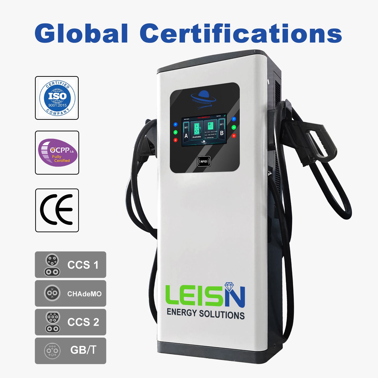 60-80kW DC charger for electric vehicles
